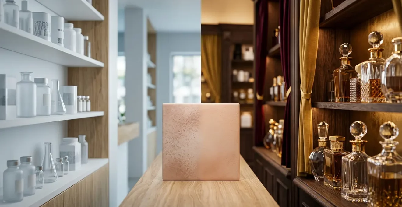 Comparaison entre les crèmes dermo-cosmétiques de pharmacie et les produits de parfumerie pour la rosacée