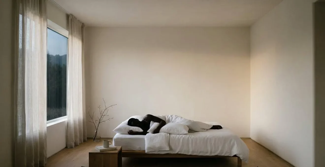 Position de sommeil avec coussin entre les genoux pour l'alignement vertébral