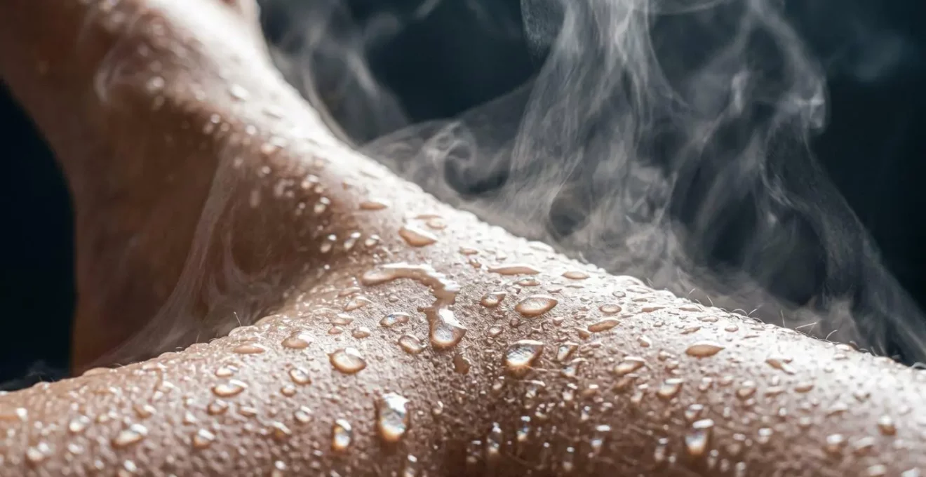 Technique de la douche écossaise avec alternance eau chaude et froide sur les jambes